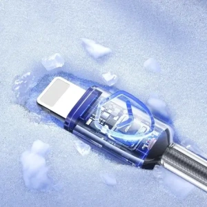 Hurtownia GSM - Joyroom S-A42 Crystal-Clear sorozat 3A USB-A / Lightning kábel 1.2m fekete - JYR1131 - {ean13} - Hurt
