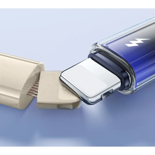 Kabel Joyroom S-A42 Crystal-Clear Series 3A USB-A / Lightning 1.2m czarny