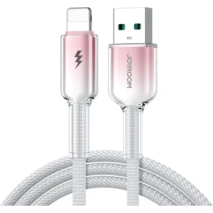 Wholesale Joyroom S-A42 Crystal-Clear Series 3A USB-A / Lightning cable 1.2m white - JYR1132 - {ean13} - Hurt