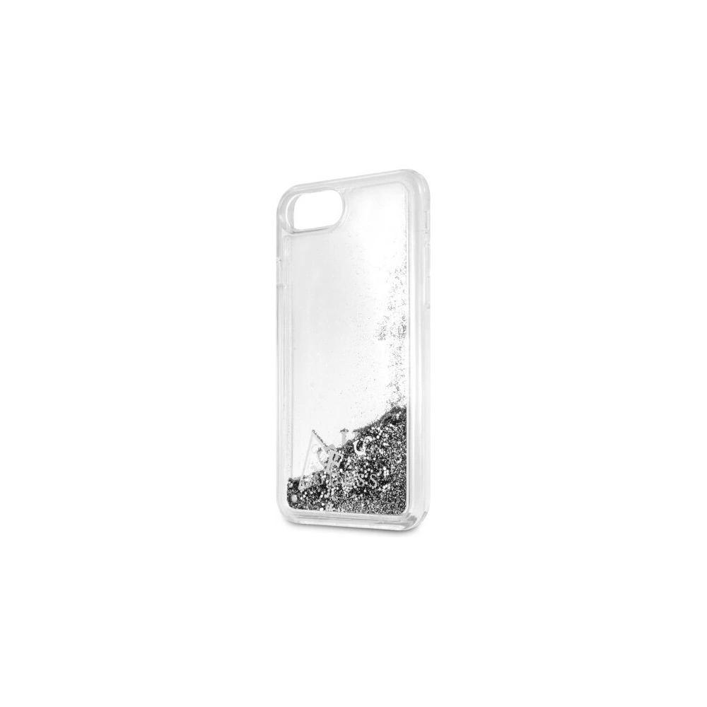 Etui Guess GUHCI8GLUFLSI Apple iPhone SE 2022/SE 2020/8/7 silver/srebrny hard case Glitter Liquid