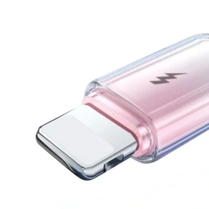 Wholesale Joyroom S-A42 Crystal-Clear Series 3A USB-A / Lightning cable 1.2m white - JYR1132 - {ean13} - Hurt