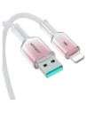Hurtownia GSM - Joyroom S-A42 Crystal-Clear sorozat 3A USB-A / Lightning kábel 1.2m fehér - JYR1132 - {ean13} - Hurt