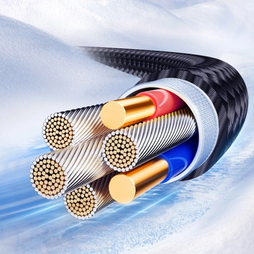 Kabel Joyroom S-A42 Crystal-Clear Series 3A USB-A / USB-C 1.2m czarny