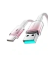 Hurtownia GSM - Joyroom S-A42 Crystal-Clear sorozat 3A USB-A / USB-C kábel 1.2m fehér - JYR1134 - {ean13} - Hurt