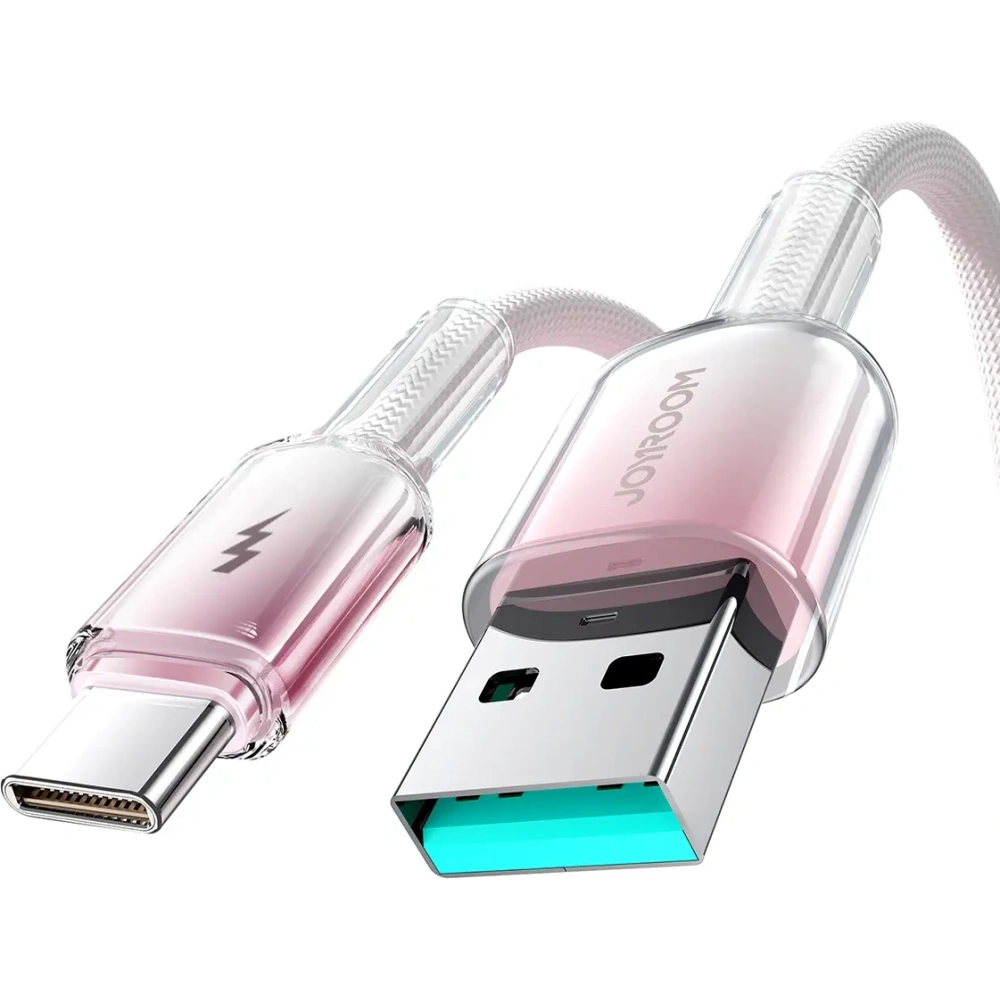 Hurtownia GSM - Kabel Joyroom S-A42 Crystal-Clear Series 3A USB-A / USB-C 1.2m biały - JYR1134 - {ean13} - Hurt