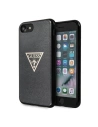 Wholesale Guess GUHCI8SGTLBK Apple iPhone SE 2022/SE 2020/8/7 black hard case Glitter Triangle - GUE418BLK - {ean13} - Hurt
