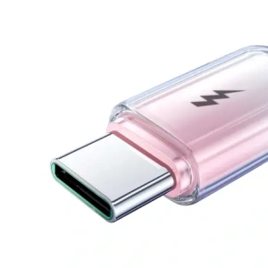 Wholesale Joyroom S-A42 Crystal-Clear Series 3A USB-A / USB-C cable 1.2m white - JYR1134 - {ean13} - Hurt