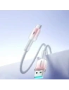 Kabel Joyroom S-A42 Crystal-Clear Series 3A USB-A / USB-C 1.2m bílý
