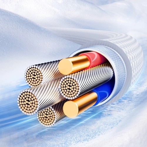 Kabel Joyroom S-A42 Crystal-Clear Series 3A USB-A / USB-C 1.2m biały