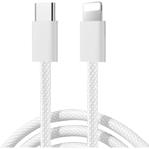 Kabel Joyroom S-A45 Ben Series 30W USB-C / Lightning w oplocie 1m biały