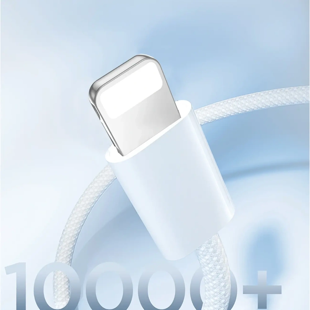 Hurtownia GSM - Joyroom S-A45 Ben Serie 30W USB-C / Lightning geflochtenes Kabel 1m weiß - JYR1135 - {ean13} - Hurt