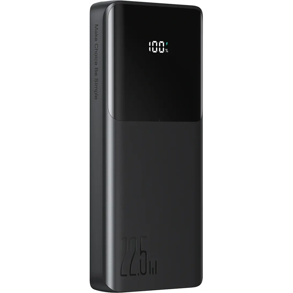 Hurtownia GSM - Joyroom powerbank JR-PBF19 22.5W 10000mAh + beépített USB-C, Lightning kábelek fekete - JYR1136 - {ean13} - Hurt
