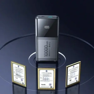 Hurtownia GSM - Joyroom powerbank JR-PBF19 22.5W 10000mAh + beépített USB-C, Lightning kábelek fekete - JYR1136 - {ean13} - Hurt