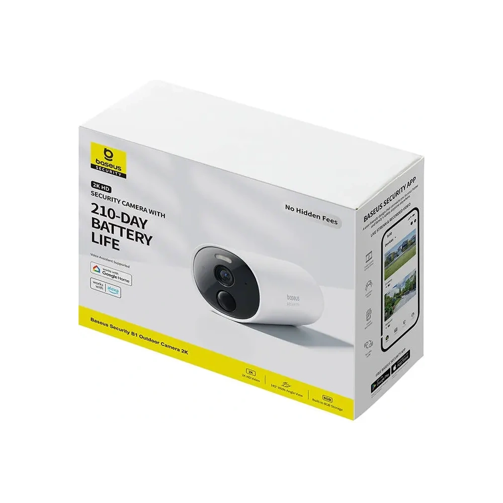 Hurtownia GSM - Baseus B1 2K Außenkamera (Weiß) - BSU8894 - {ean13} - Hurt