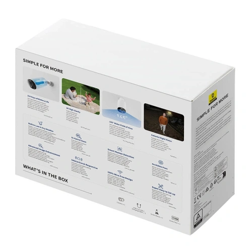 Kamera zewnętrzna Baseus B1 2K (Biała)