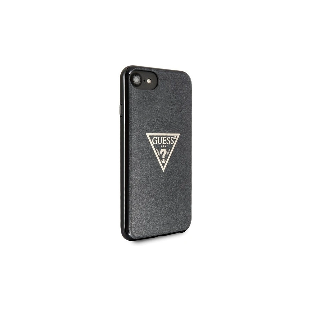 Etui Guess GUHCI8SGTLBK Apple iPhone SE 2022/SE 2020/8/7 czarny/black hard case Glitter Triangle