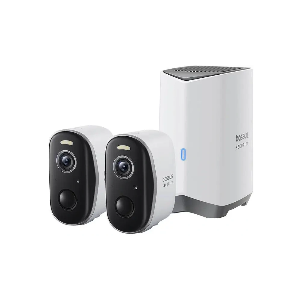 Hurtownia GSM - Baseus N1 2K kültéri kamera 2 db-os szett (Fehér) - BSU8895 - {ean13} - Hurt