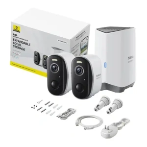 Hurtownia GSM - Baseus Set de 2 camere externe N1 2K (Alb) - BSU8895 - {ean13} - Hurt