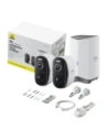 Wholesale Baseus N1 2K Outdoor camera set of 2 (White) - BSU8895 - {ean13} - Hurt