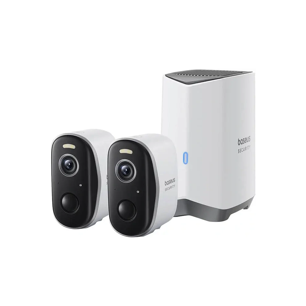 Hurtownia GSM - Baseus Set de 2 camere exterioare N1 Plus 2K (Alb) - BSU8896 - {ean13} - Hurt