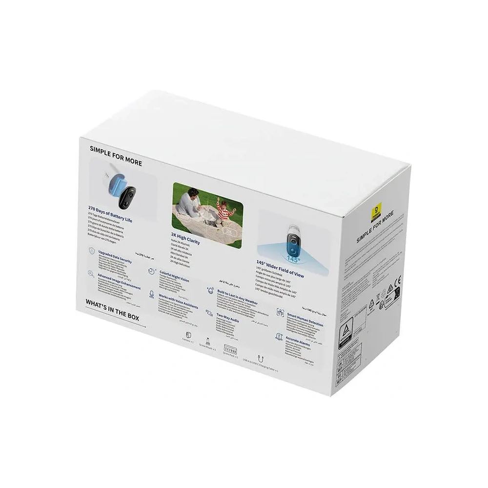 Hurtownia GSM - Baseus N1 Plus Kültéri Kamera (Fehér) - BSU8897 - {ean13} - Hurt