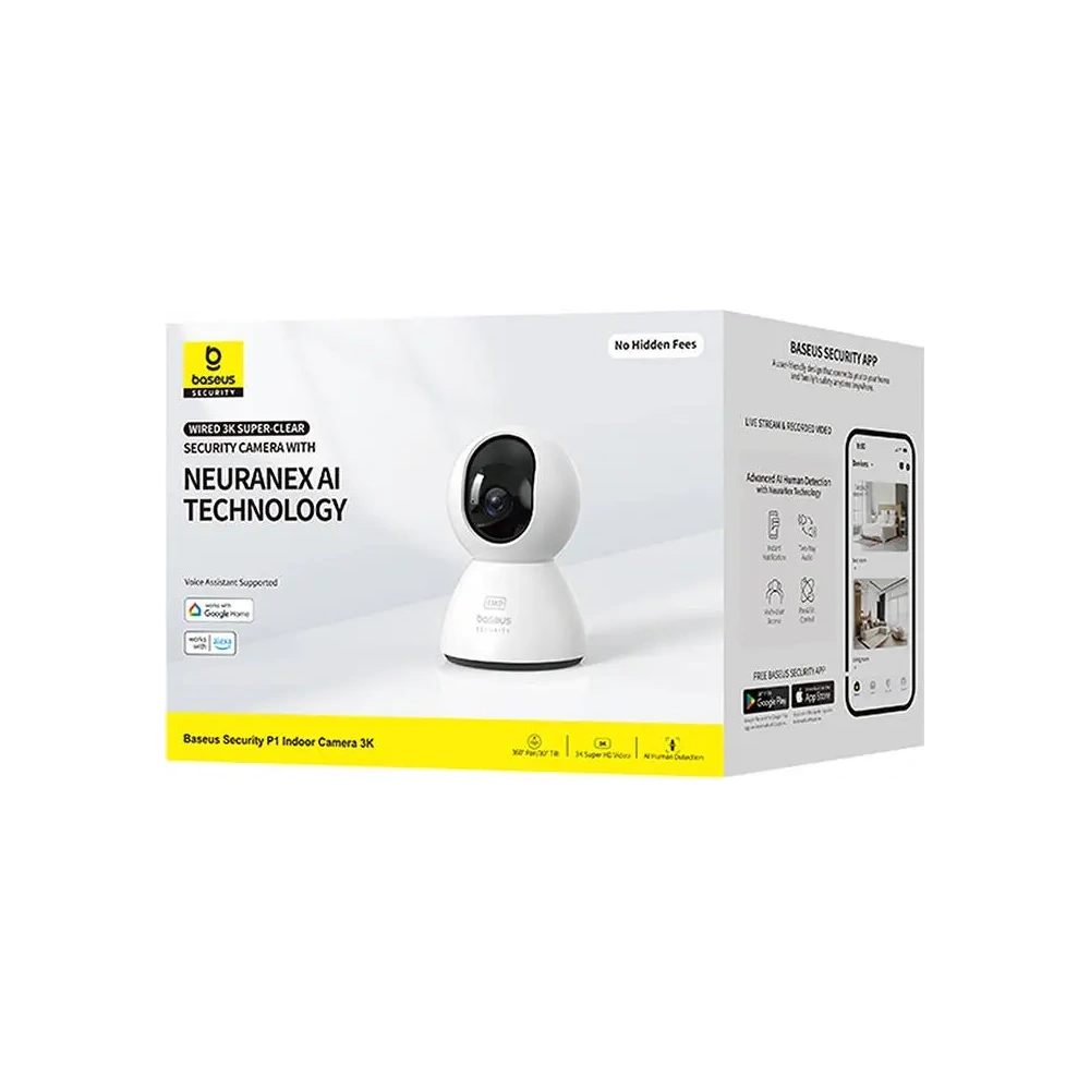 Hurtownia GSM - Kamera wewnętrzna Baseus P1 3K (Biała) - BSU8898 - {ean13} - Hurt