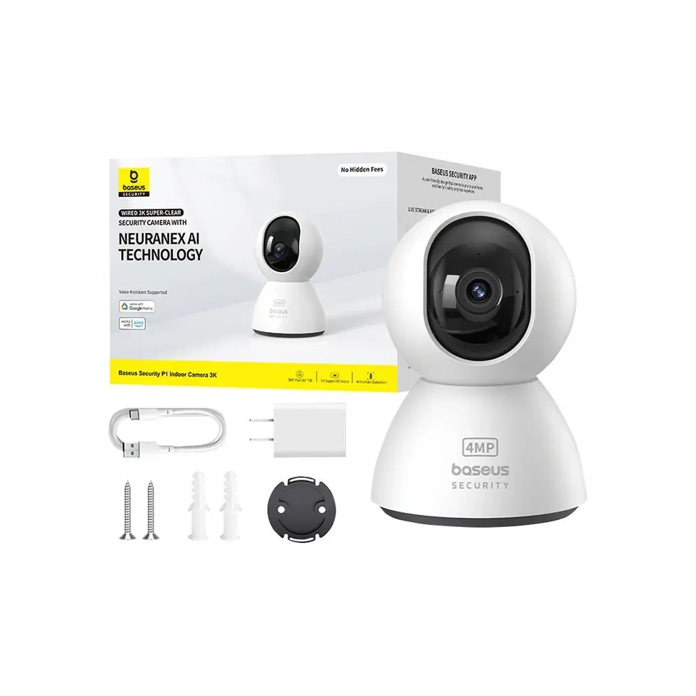 Hurtownia GSM - Baseus P1 3K beltéri kamera (Fehér) - BSU8898 - {ean13} - Hurt