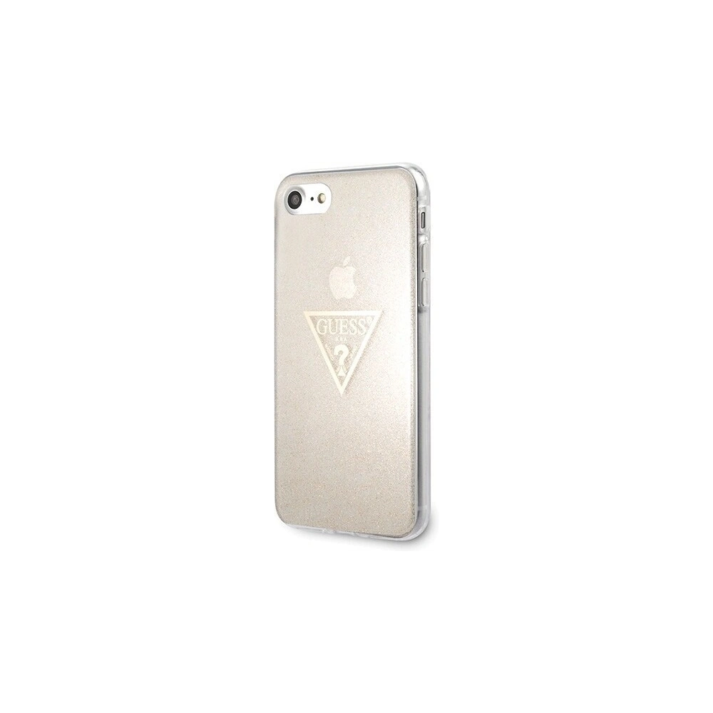 Hurtownia GSM - Etui Guess GUHCI8SGTLGO Apple iPhone SE 2022/SE 2020/8/7 złoty/gold hard case Glitter Triangle - GUE419GLD - {ean13} - Hurt