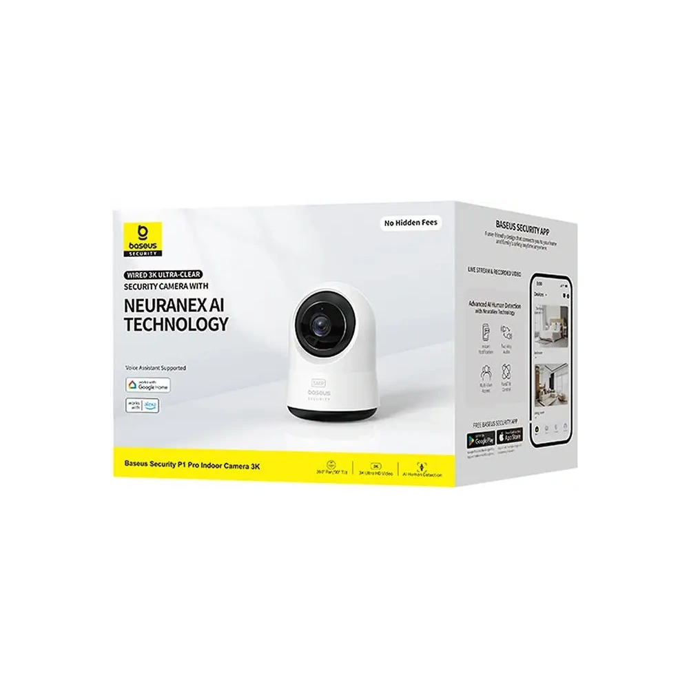 Hurtownia GSM - Baseus P1 Pro 3K beltéri kamera (Fehér) - BSU8900 - {ean13} - Hurt