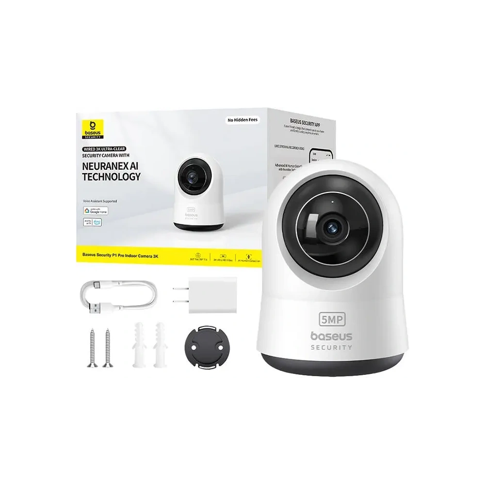 Hurtownia GSM - Baseus P1 Pro 3K beltéri kamera (Fehér) - BSU8900 - {ean13} - Hurt