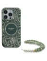 Hurtownia GSM - Guess GUHMP16XHCPOFPA Apple iPhone 16 Pro Max husă IML Flori Întreaga Electro Cu Curea din Perlă MagSafe verde - GUE4195 - {ean13} - Hurt