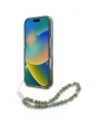 Hurtownia GSM - Guess GUHMP16XHCPOFPA Apple iPhone 16 Pro Max Hartschale IML Blumen Allover Elektro mit Perlenriemen MagSafe grün - GUE4195 - {ean13} - Hurt