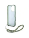Hurtownia GSM - Guess GUHMP16XHCPOFPA Apple iPhone 16 Pro Max husă IML Flori Întreaga Electro Cu Curea din Perlă MagSafe verde - GUE4195 - {ean13} - Hurt