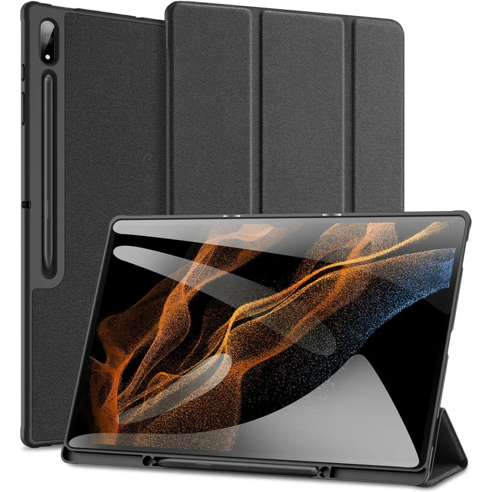Hurtownia GSM - Etui DUX DUCIS Domo Smart Sleep Samsung Galaxy Tab S8 Ultra / S9 Ultra černé - DDS2015 - {ean13} - Hurt