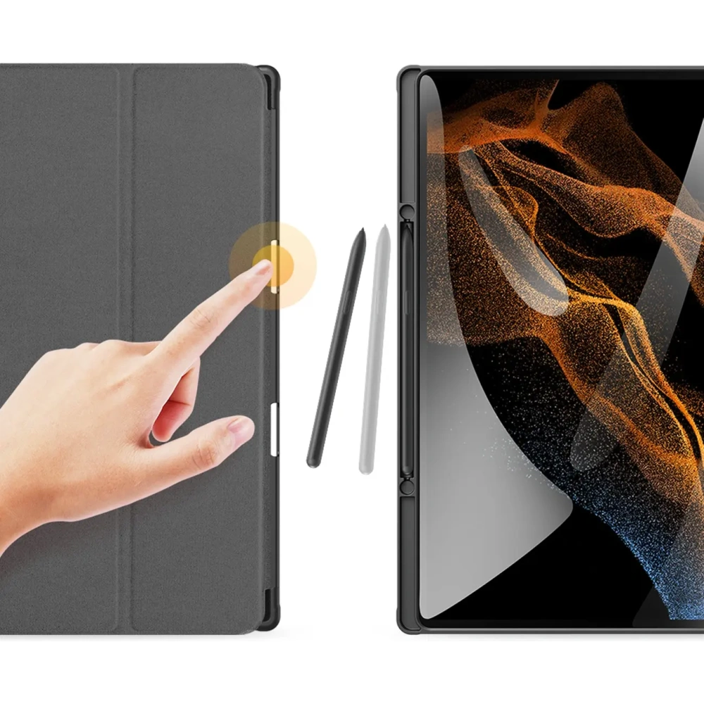 Hurtownia GSM - Etui DUX DUCIS Domo Smart Sleep Samsung Galaxy Tab S8 Ultra / S9 Ultra černé - DDS2015 - {ean13} - Hurt