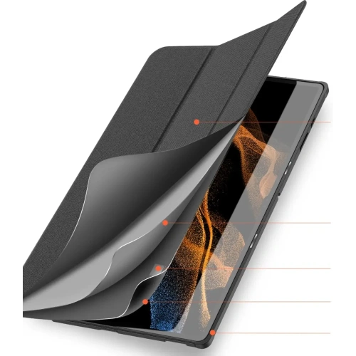 Etui DUX DUCIS Domo Smart Sleep Samsung Galaxy Tab S8 Ultra / S9 Ultra czarny