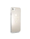Wholesale Guess GUHCI8SGTLGO Apple iPhone SE 2022/SE 2020/8/7 gold hard case Glitter Triangle - GUE419GLD - {ean13} - Hurt