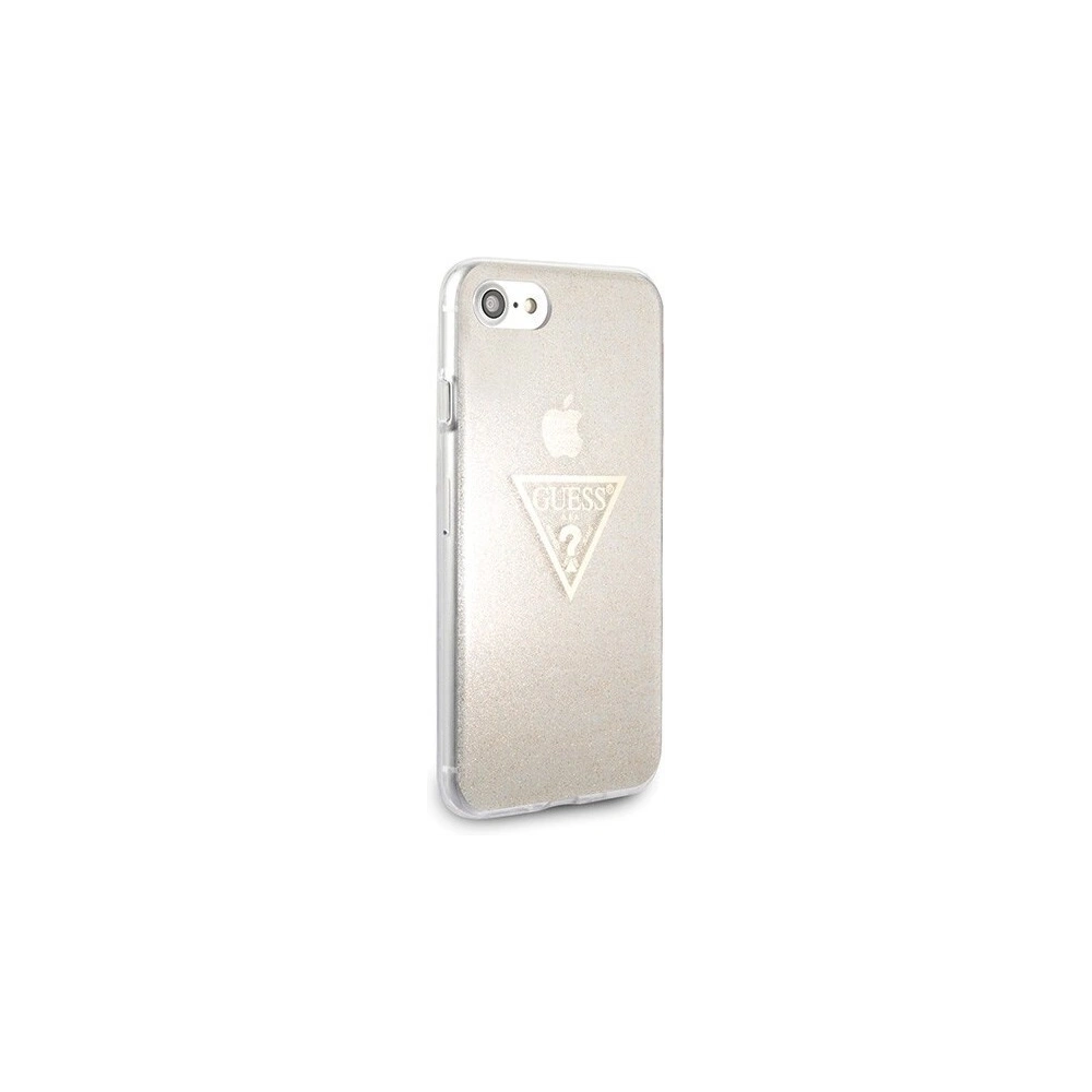 Hurtownia GSM - Etui Guess GUHCI8SGTLGO Apple iPhone SE 2022/SE 2020/8/7 złoty/gold hard case Glitter Triangle - GUE419GLD - {ean13} - Hurt