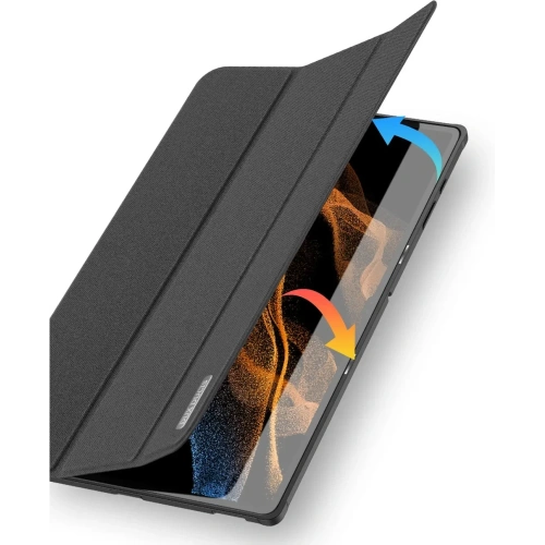 Etui DUX DUCIS Domo Smart Sleep Samsung Galaxy Tab S8 Ultra / S9 Ultra czarny
