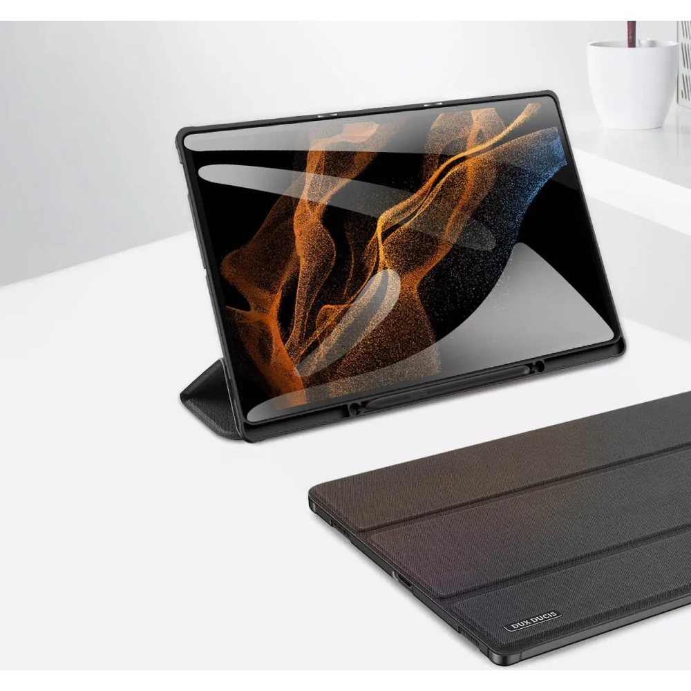 Hurtownia GSM - Etui DUX DUCIS Domo Smart Sleep Samsung Galaxy Tab S8 Ultra / S9 Ultra černé - DDS2015 - {ean13} - Hurt