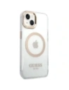Hurtownia GSM - Guess GUHMP15MHTRMD Apple iPhone 15 Plus / 14 Plus husă din metal cu margine Magsafe aurie - GUE4197 - {ean13} - Hurt