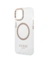 Hurtownia GSM - Guess GUHMP15MHTRMD Apple iPhone 15 Plus / 14 Plus husă din metal cu margine Magsafe aurie - GUE4197 - {ean13} - Hurt
