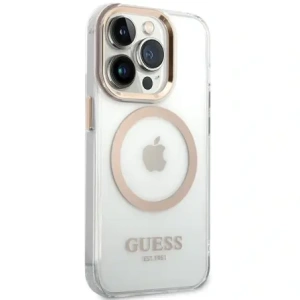 Hurtownia GSM - Guess GUHMP15SHTRMD Apple iPhone 15 / 14 / 13 Hardcase Metallrahmen Magsafe gold - GUE4198 - {ean13} - Hurt
