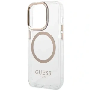 Hurtownia GSM - Guess GUHMP15SHTRMD Apple iPhone 15 / 14 / 13 Hardcase Metallrahmen Magsafe gold - GUE4198 - {ean13} - Hurt