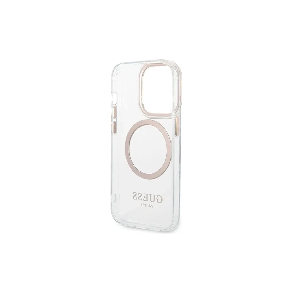 Hurtownia GSM - Guess GUHMP15SHTRMD Apple iPhone 15 / 14 / 13 hardcase Metal Outline Magsafe aurie - GUE4198 - {ean13} - Hurt
