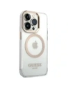 Hurtownia GSM - Guess GUHMP15XHTRMD Apple iPhone 15 Pro Max Hardcase Metal Outline Magsafe gold - GUE4199 - {ean13} - Hurt