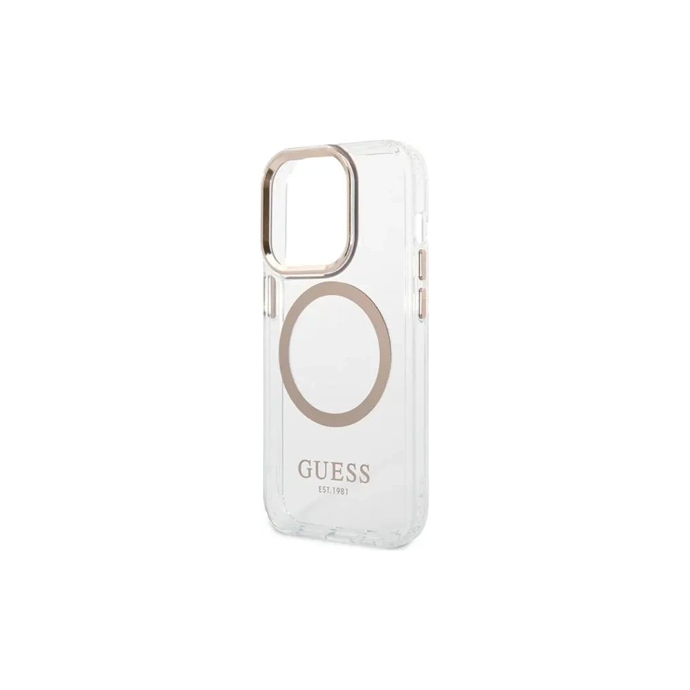 Hurtownia GSM - Guess GUHMP15XHTRMD Apple iPhone 15 Pro Max Hardcase Metal Outline Magsafe gold - GUE4199 - {ean13} - Hurt
