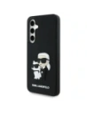 Hurtownia GSM - Etui Karl Lagerfeld KLHCS24FE3DRKCNK Samsung Galaxy S24 FE hardcase 3D Rubber Karl&Choupette černý/black - KLD21834 - {ean13} - Hurt