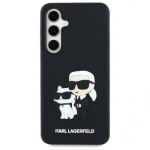 Wholesale Karl Lagerfeld KLHCS24FE3DRKCNK Samsung Galaxy S24 FE hardcase 3D Rubber Karl&Choupette black - KLD21834 - {ean13} - Hurt
