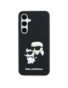 Hurtownia GSM - Etui Karl Lagerfeld KLHCS24FE3DRKCNK Samsung Galaxy S24 FE hardcase 3D Rubber Karl&Choupette černý/black - KLD21834 - {ean13} - Hurt